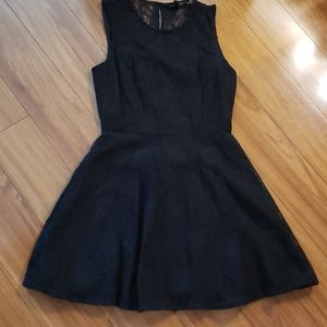 Banana Republic black lace dress